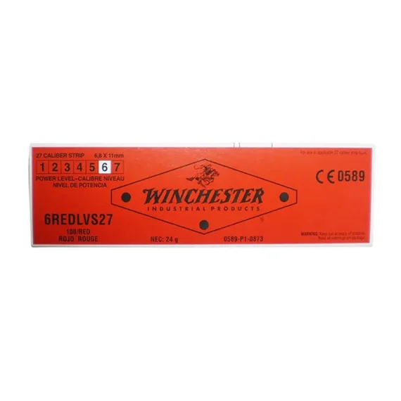 Nail Gun Cartridge Winchester Red
