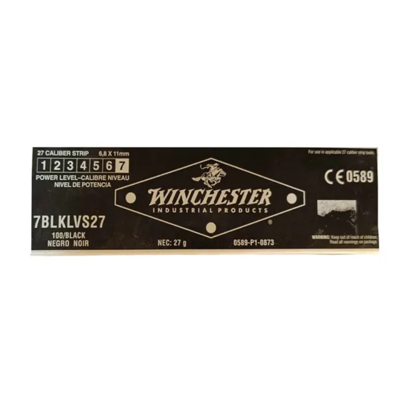 Nail Gun Cartridge Winchester Black