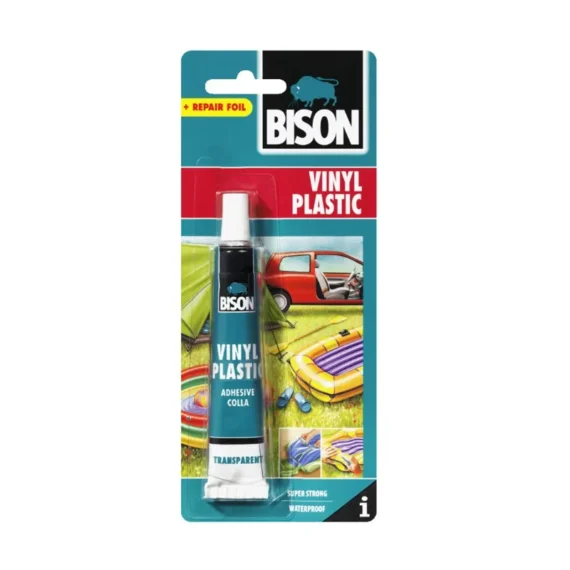 Adhesive Bison Vinyl Plastic 25ml