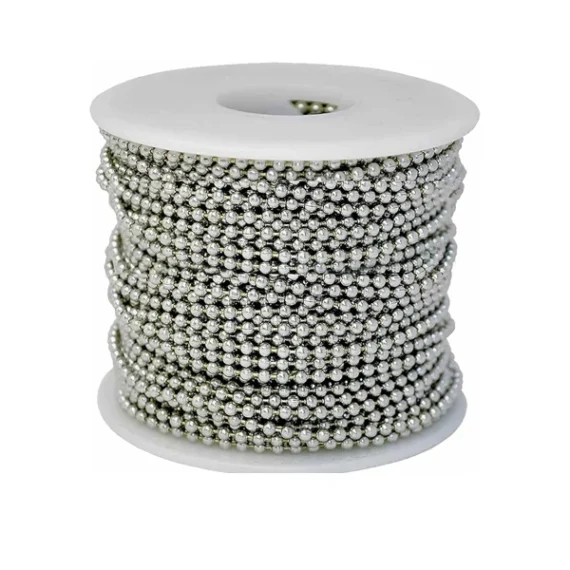 Chain Ball Nickel 3.2mm (Per Meter)