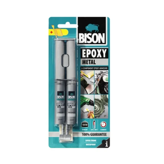 Epoxy Adhesive Bison Epoxy Metal 24ml