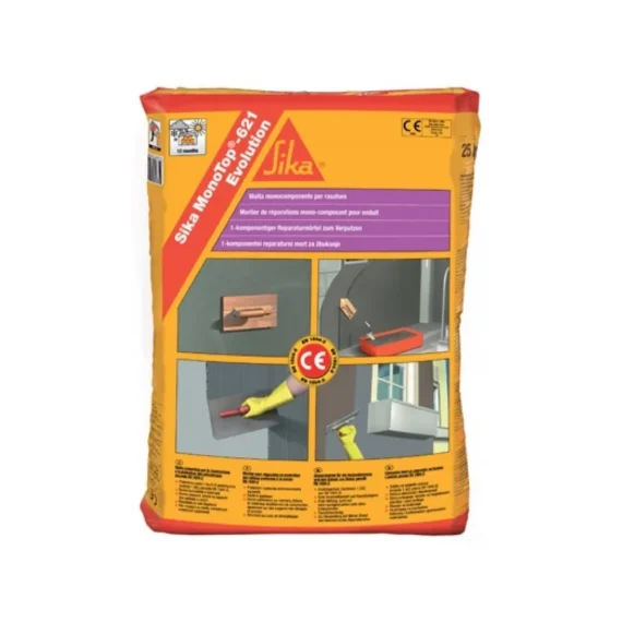 Repair Mortar Fine Coarse Sika Monotop 621 25kg