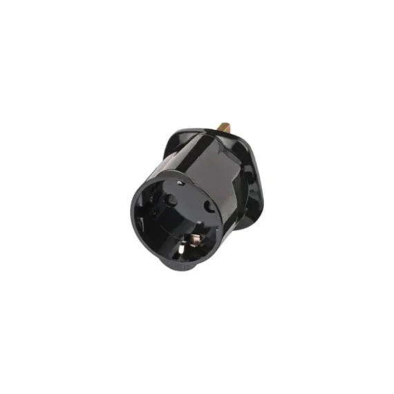 Adaptor Brennenstuhl EU to UK Black