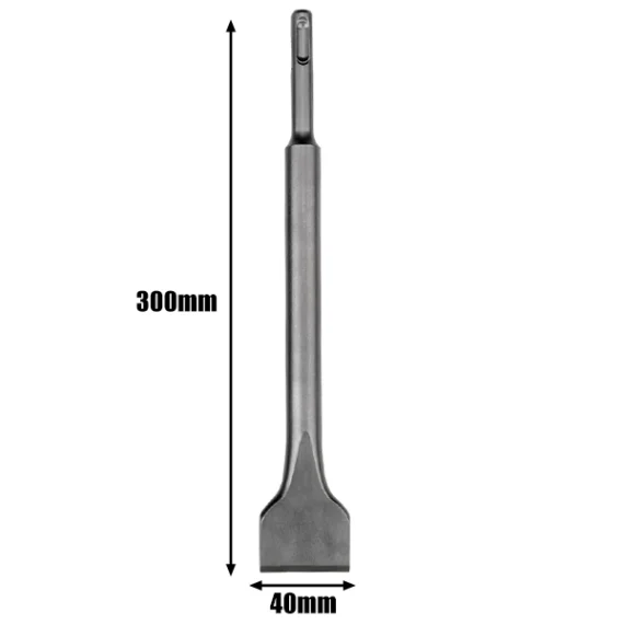 Chisel SDS Plus Filtools Flat Wide 40 x 300mm