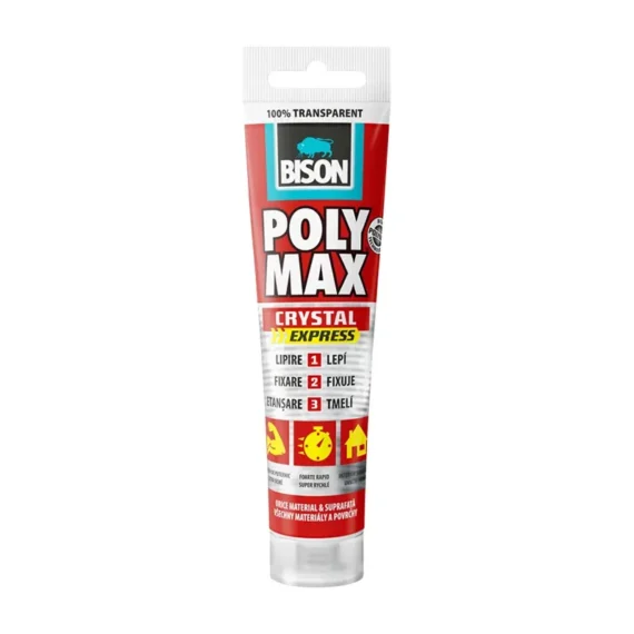 Adhesive/Sealant Bison Polymax Crystal Transparent 115g