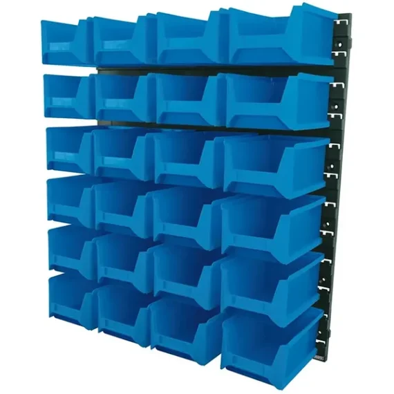 Wall Storage Unit 24 Bin Draper Large Bins