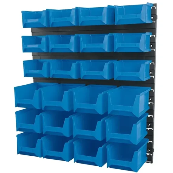 Wall Storage Unit 24 Bin Draper Small/Medium Bins