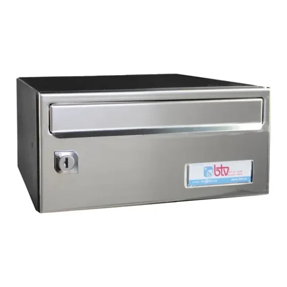 Letter Box BTV Built In Barajas Silver
