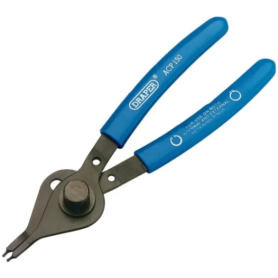 Circlip Plier Draper Straight Nose Reversible