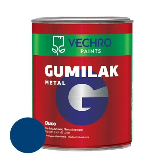 Oil Based Enamel Paint Vechro Gumilak Metal Blue Okeanos
