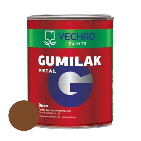 Oil Based Enamel Paint Vechro Gumilak Metal Brown Halazias