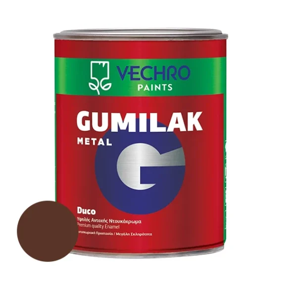 Oil Based Enamel Paint Vechro Gumilak Metal Brown Melanitis