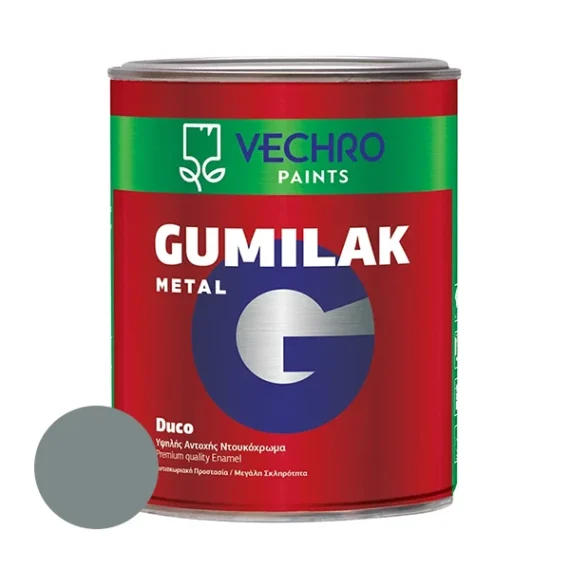 Oil Based Enamel Paint Vechro Gumilak Metal Grey Atsali